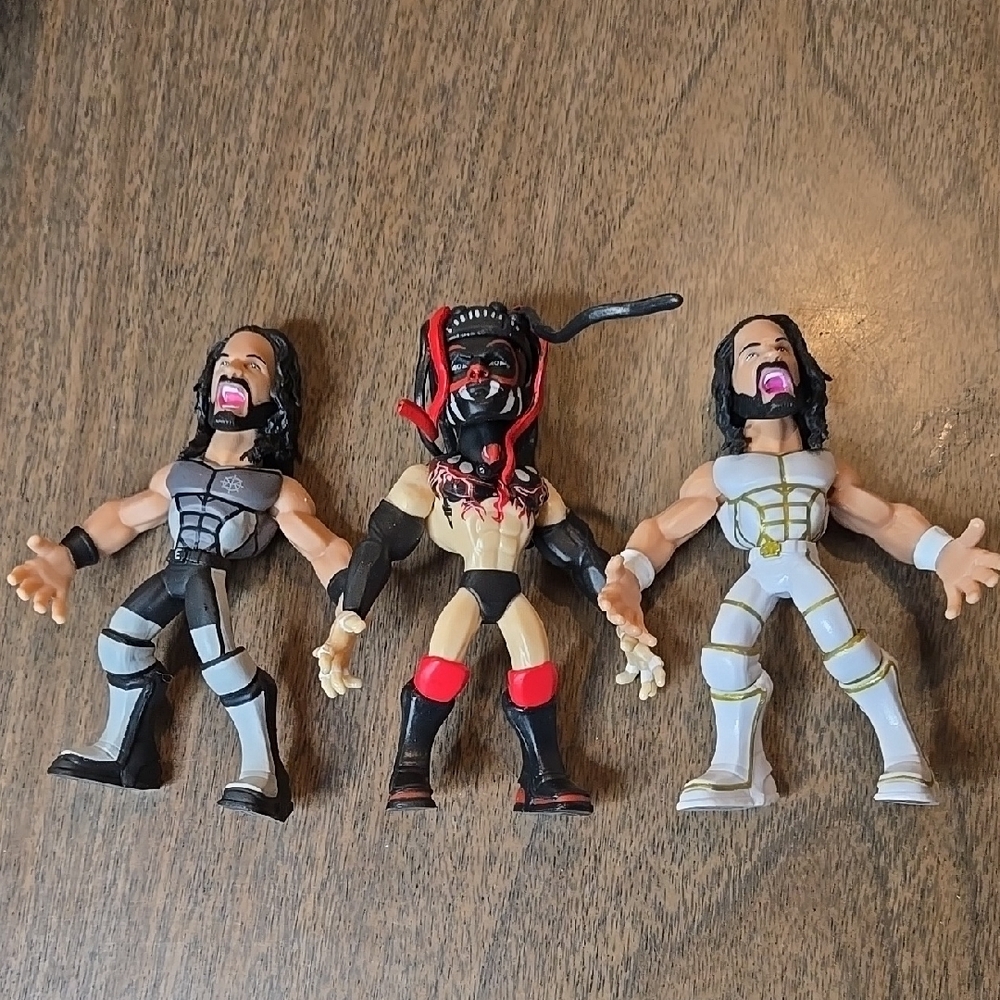 WWE Slam Stars Figures, Seth Rollins‎ in two colors and Finn Balor
